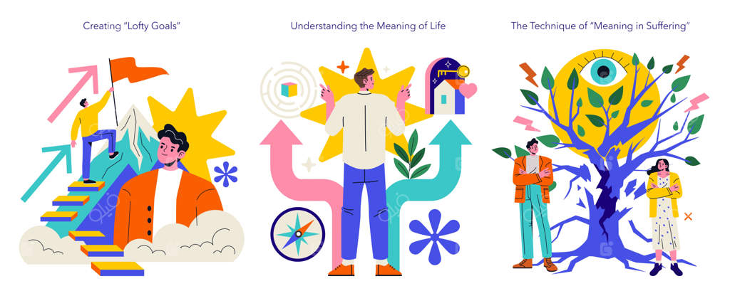 مفهوم لوگوتراپی: جستجوی معنا از دل چالش‌های زندگی و تأکید بر کاوش در آن‌ها