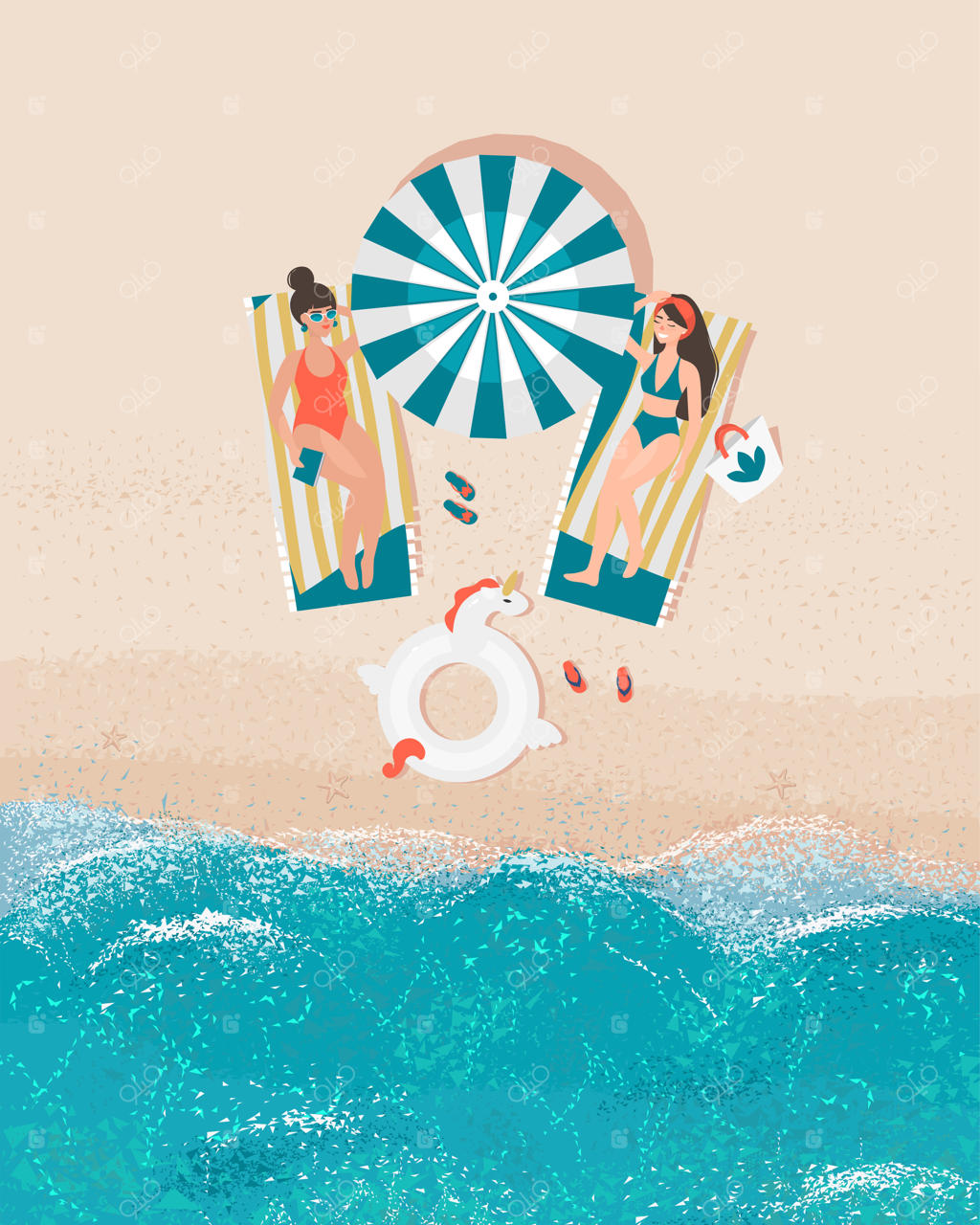 دو دوست در تعطیلات