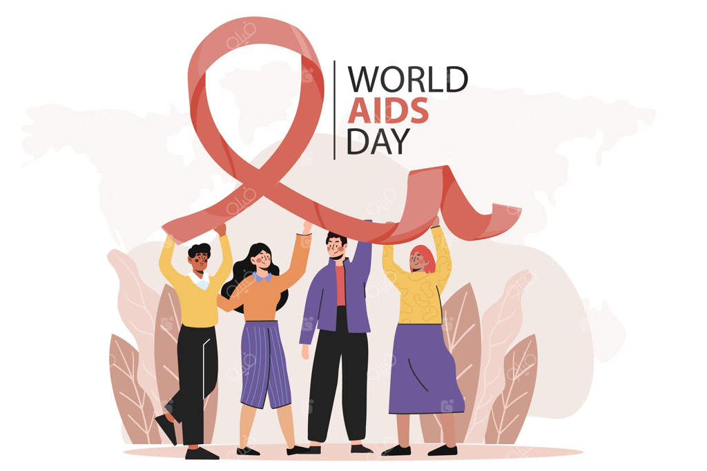 تصویرسازی روز جهانی مبارزه با ایدز