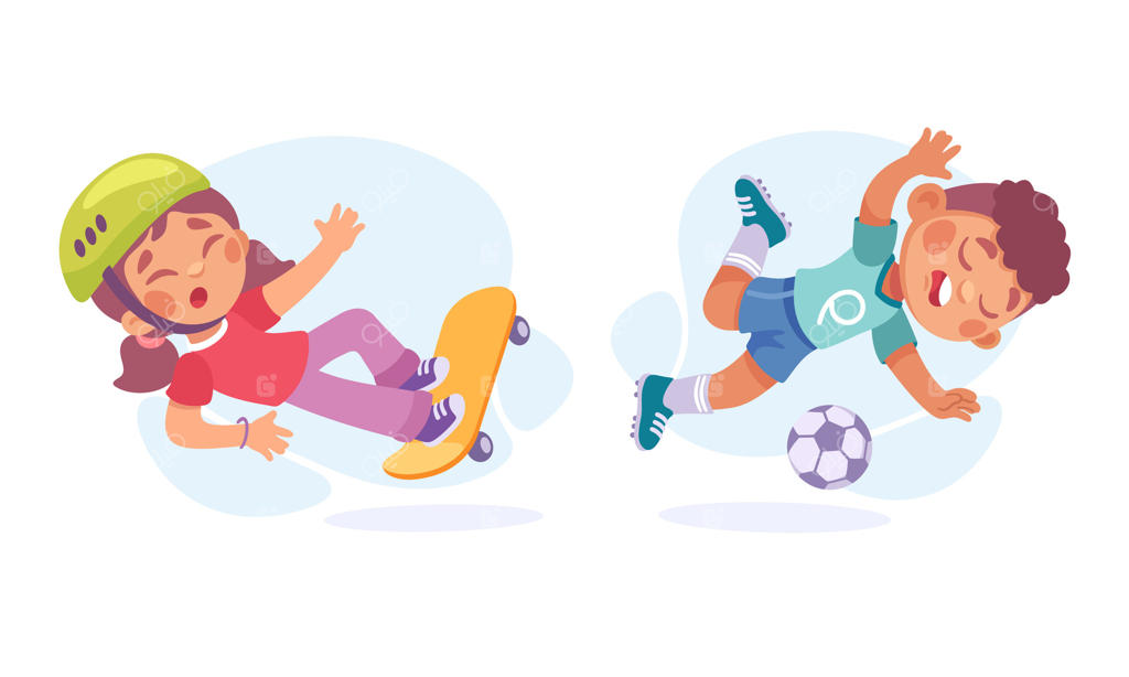 بچه‌ها از اسکیت و فوتبال لذت می‌برند و هر لحظه بیرون را با هم خوش می‌گذرانند