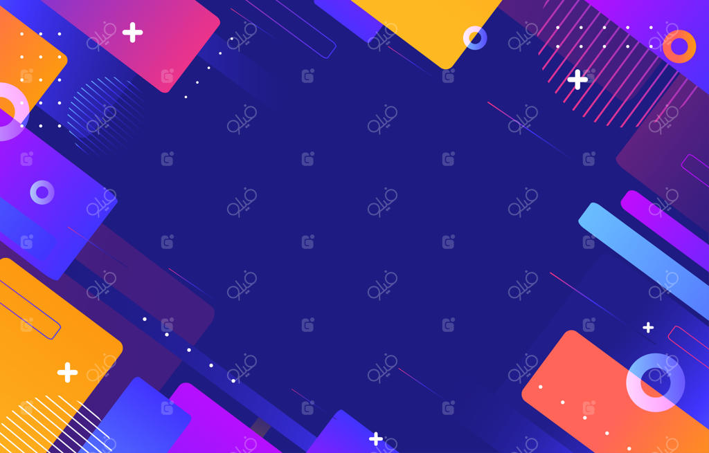 پس‌زمینه رنگارنگ و انتزاعی