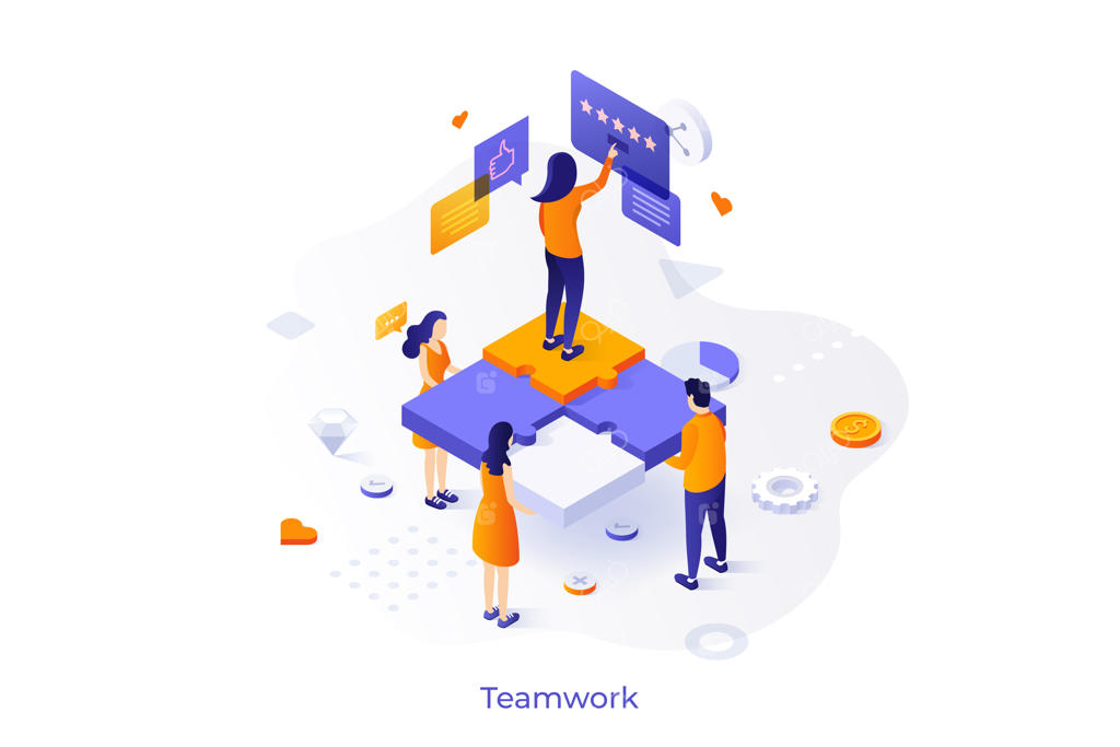 طرح مفهومی وکتور ایزومتریک