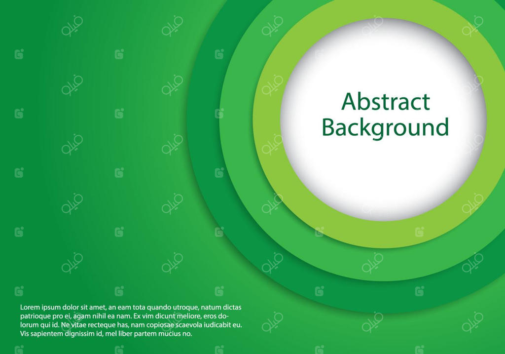 پس‌زمینه دایره سبز