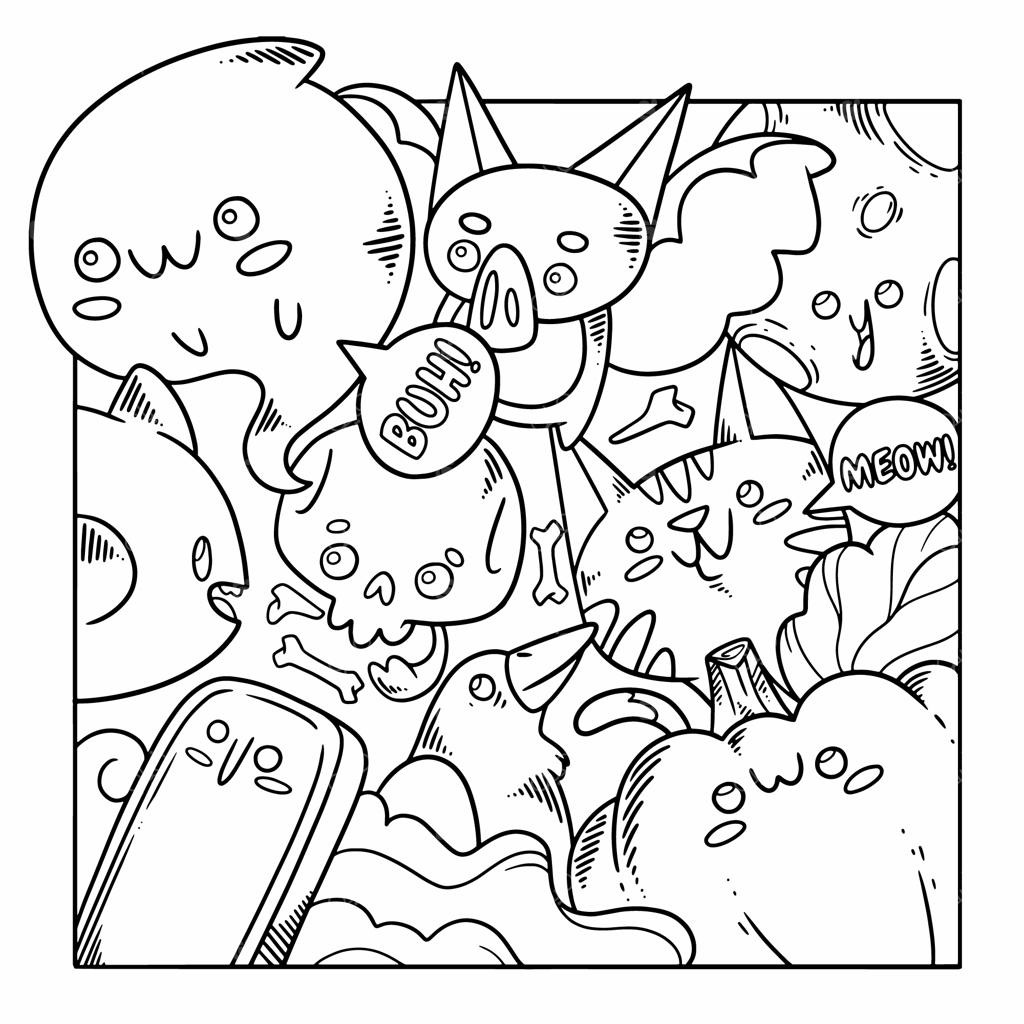 تصویرسازی دستی و بامزه کتاب رنگ‌آمیزی