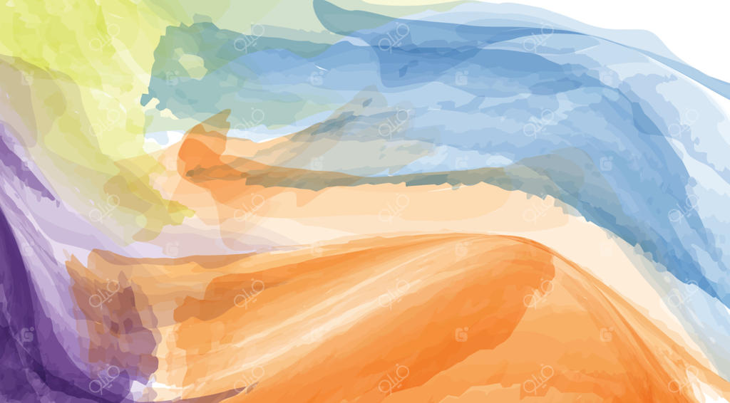 پس‌زمینه پاشش آبرنگی رنگارنگ با رنگ‌های شیک