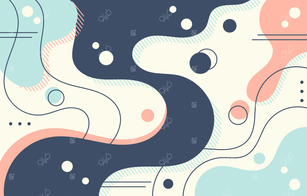 پس‌زمینه تخت و انتزاعی مدرن