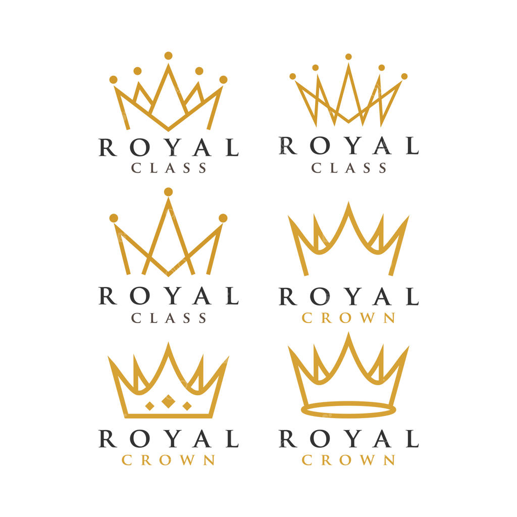 قالب طراحی گرافیکی تاج و تخت رویال