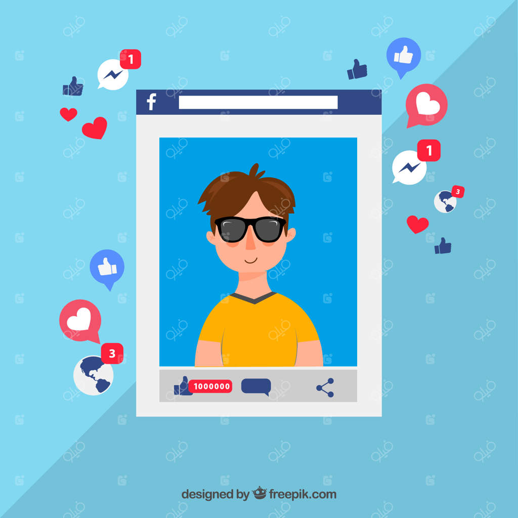 پیشینه یک تأثیرگذار در فیسبوک