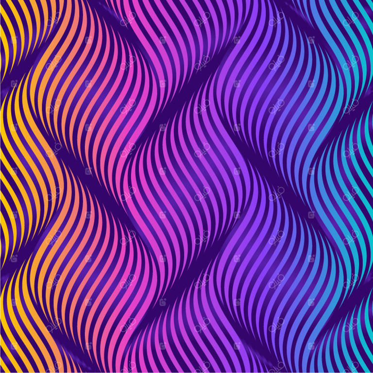 پس‌زمینه رنگارنگ با امواج پیچاننده