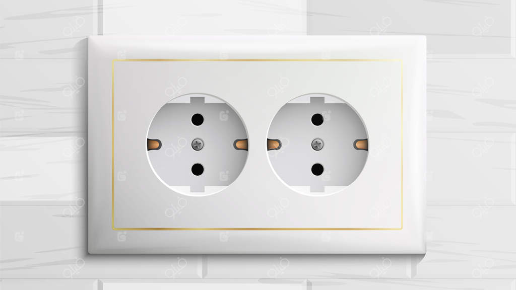 پریز دوقلو با ارت مضاعف