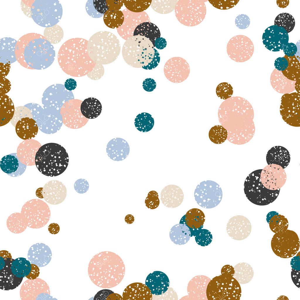 الگوی انتزاعی نقطه‌ دار رنگارنگ و بی‌پایان. پس‌زمینه‌ی هندسی گرد و کهنه. الگوی هندسی بی‌نهایت.