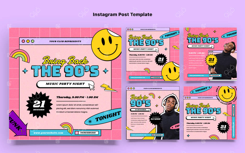 پست اینستاگرام با طراحی دست‌ساز و ساده