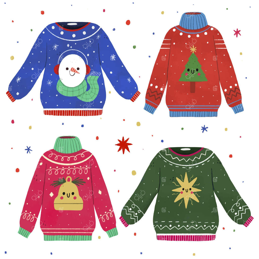 مجموعه سوئیشرت‌های زشت با طراحی دست