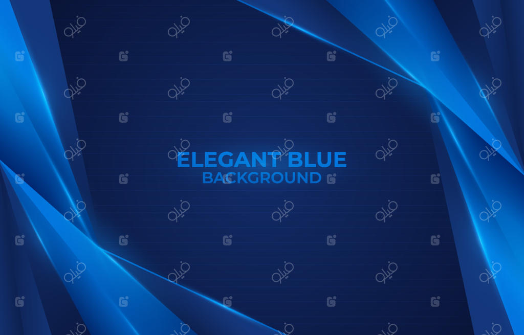 زمینه‌ای با نور آبی زیبا و شیک