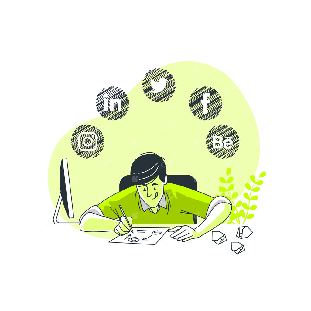 تصویرسازی مفهوم ایده‌های اجتماعی