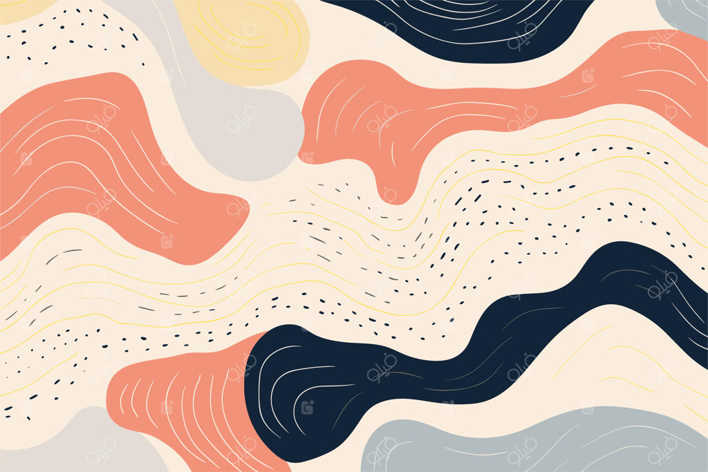 پوستر پس‌زمینه با طرح انتزاعی