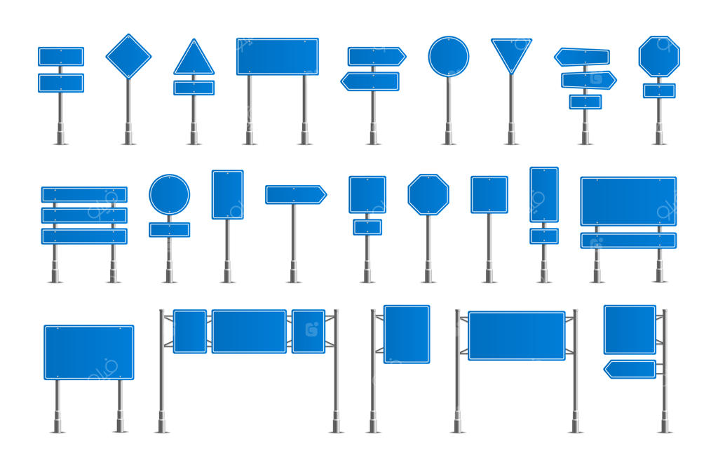 طراحی واقعی علائم ترافیکی جاده‌ای