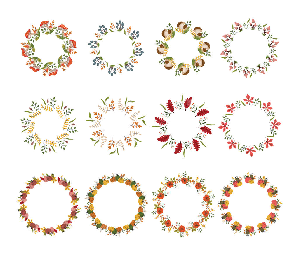 طراحی‌های حلقه گل مناسب برای مناسبت‌های مختلف - پرو وکتور