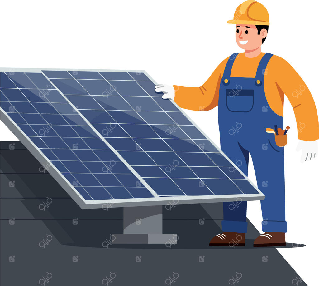 نصب پنل خورشیدی روی سقف: طراحی شاد و رنگارنگ