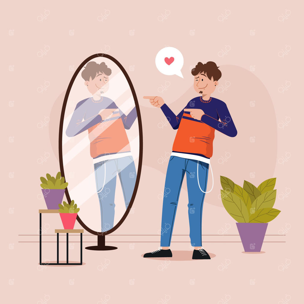 تصویری از اعتماد به نفس بالا