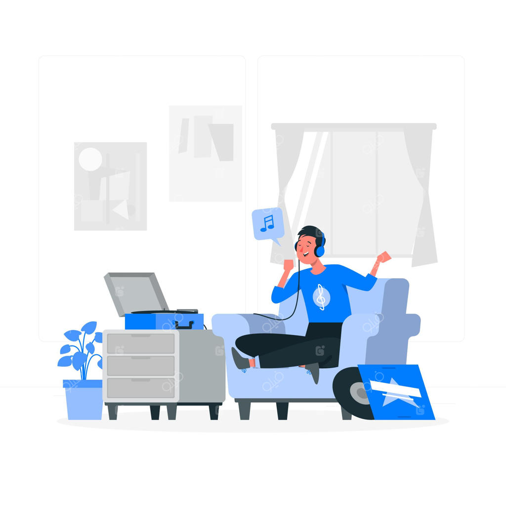 طرح مفهومی دستگاه ضبط صوت قدیمی