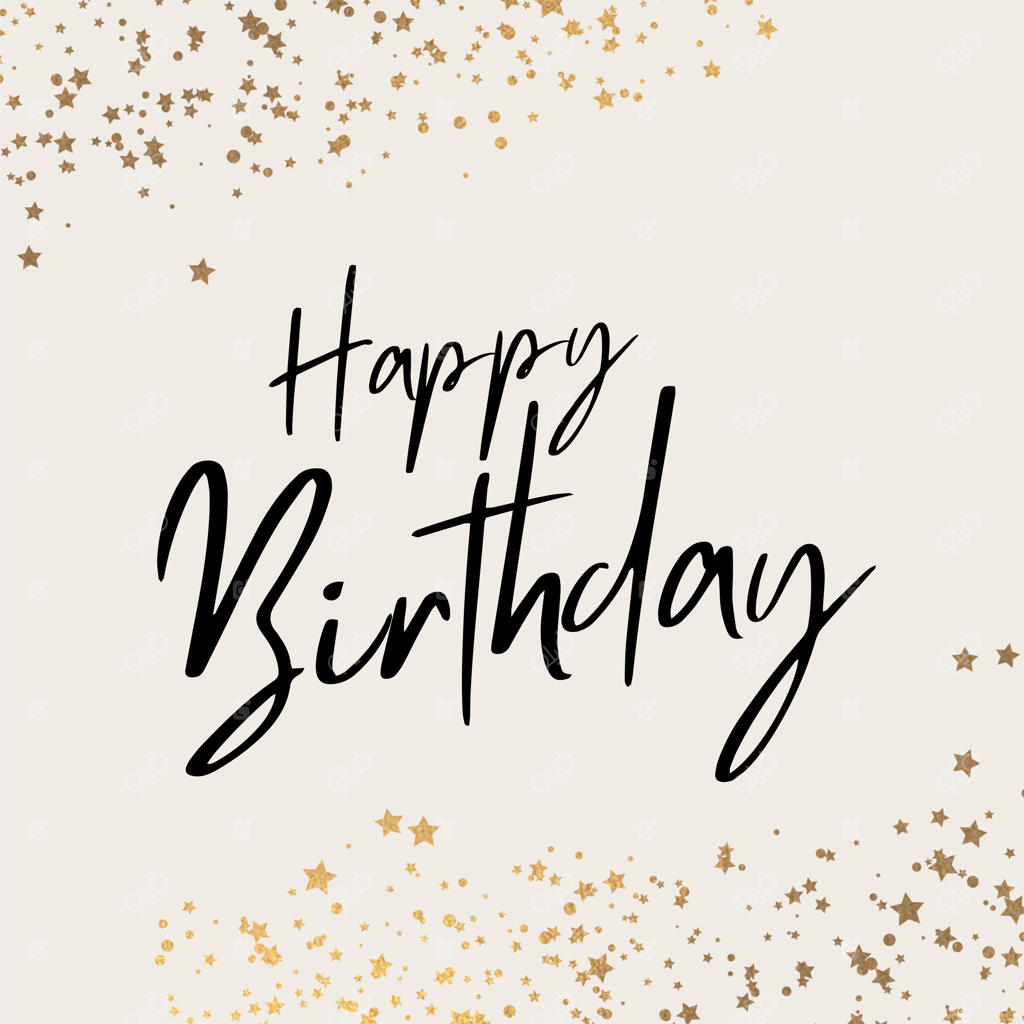 قالب مینیمال تبریک تولد