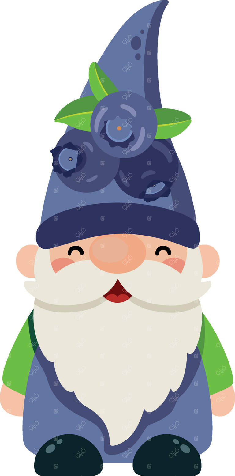 کوتوله باغ زغال‌اخته بامزه و شاداب