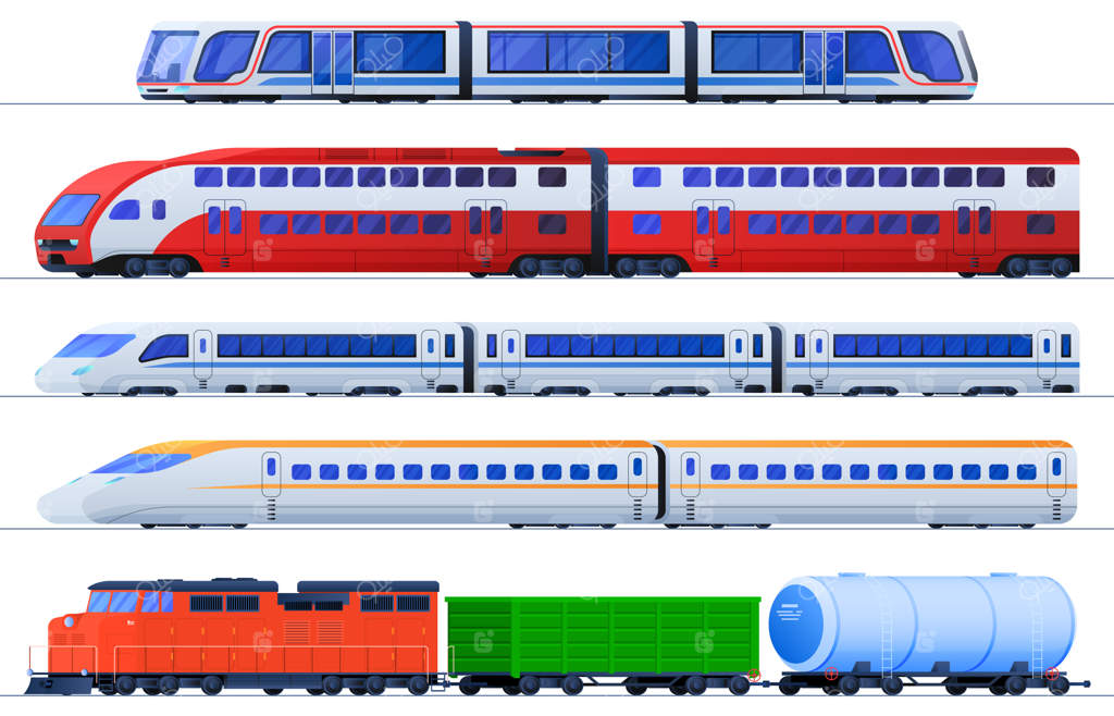 مجموعه قطارهای تخت