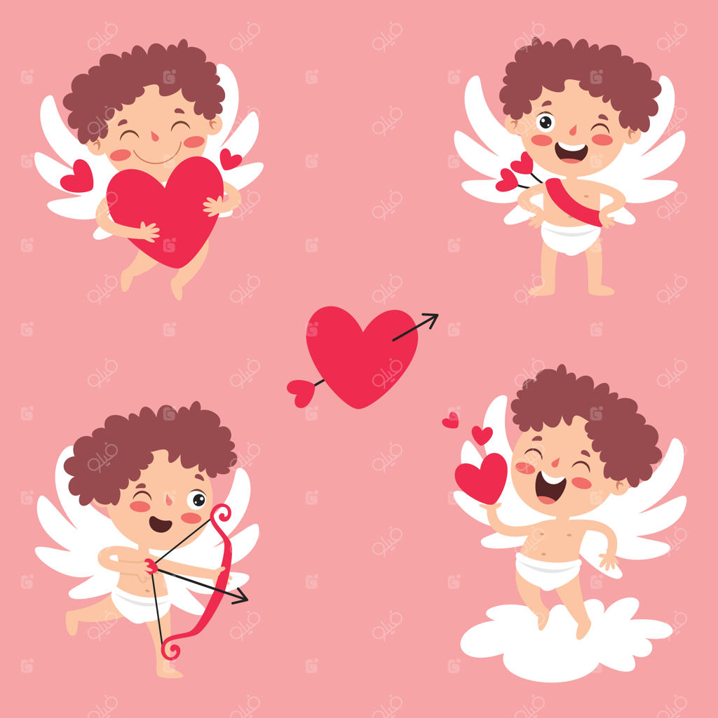 مفهوم عشق با شخصیت کارتونی