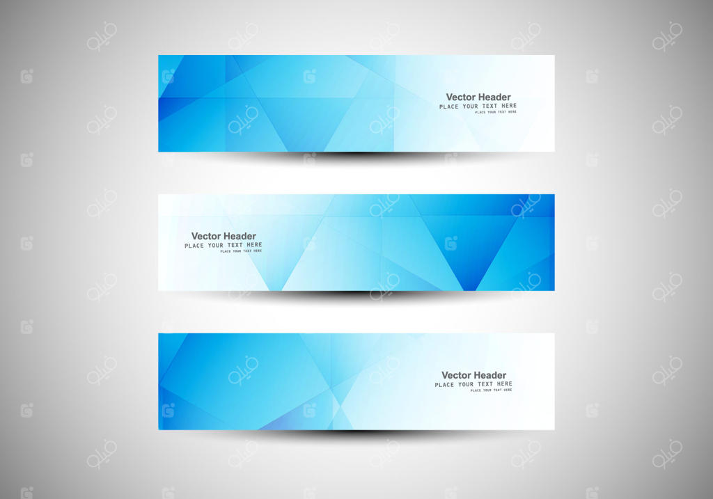 بنرهای انتزاعی تجاری