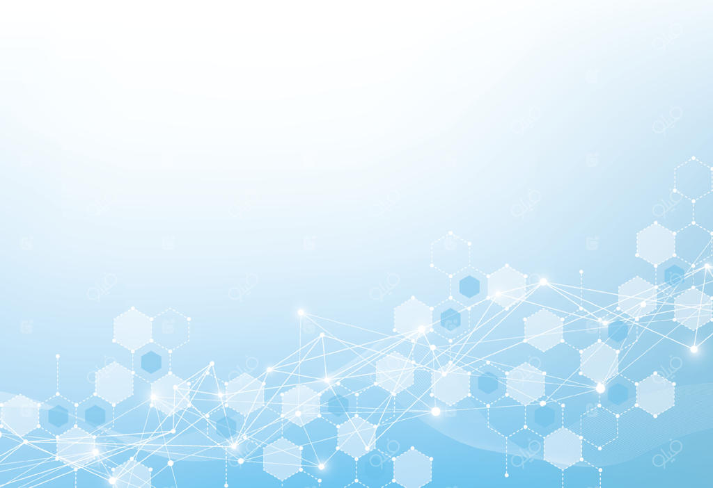 مفهوم DNA: قالب علمی، تصویر زمینه یا بنر با طراحی مولکولی. تصویرسازی وکتور