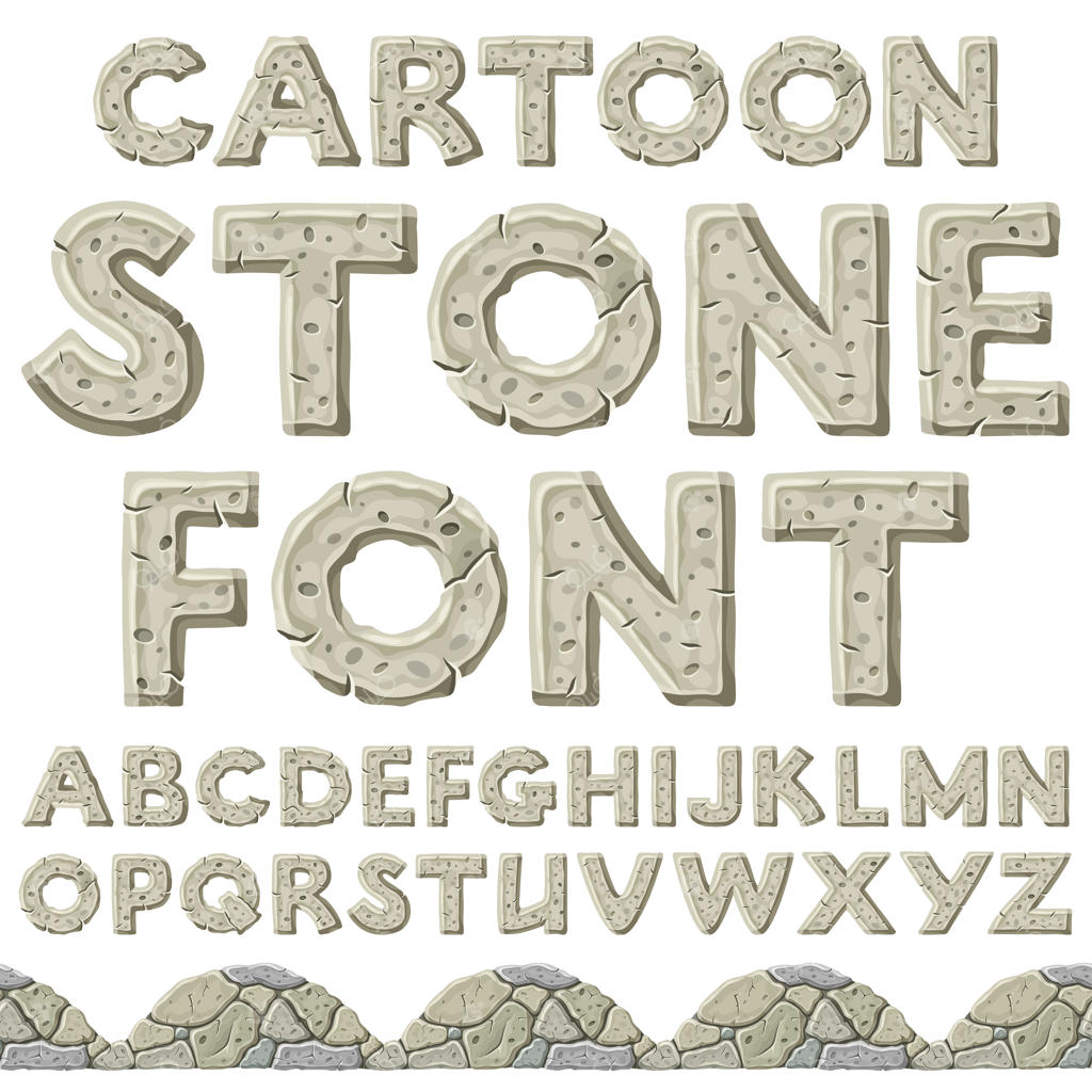 فونت عصر حجر و مرزها