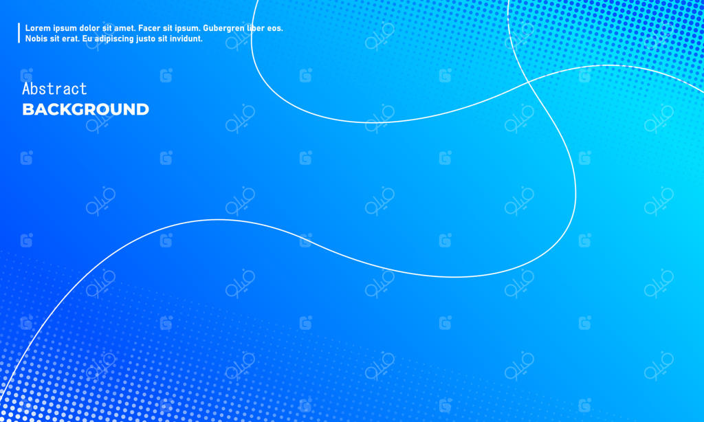 پس‌زمینه مدرن انتزاعی با طراحی شیک به رنگ آبی