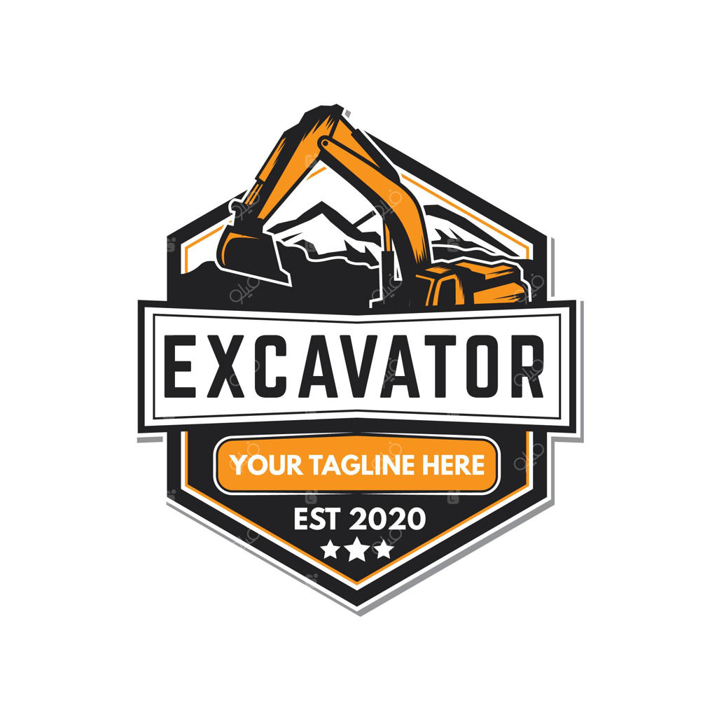 لوگوی بیل مکانیکی و ساخت و ساز