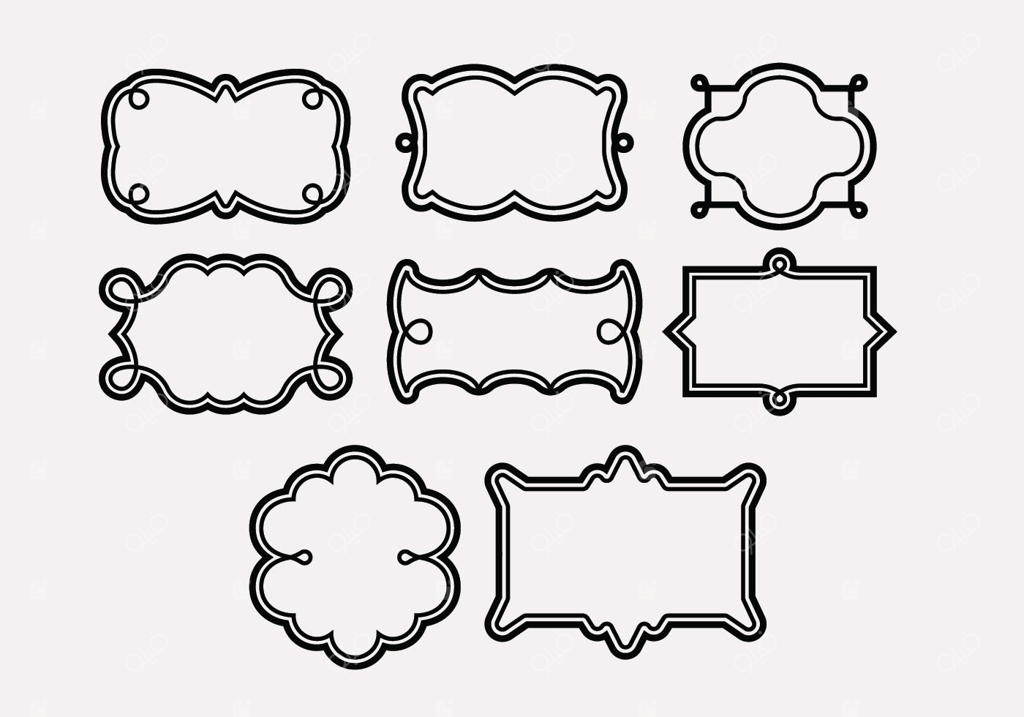 آیکون‌های قاب و کادر