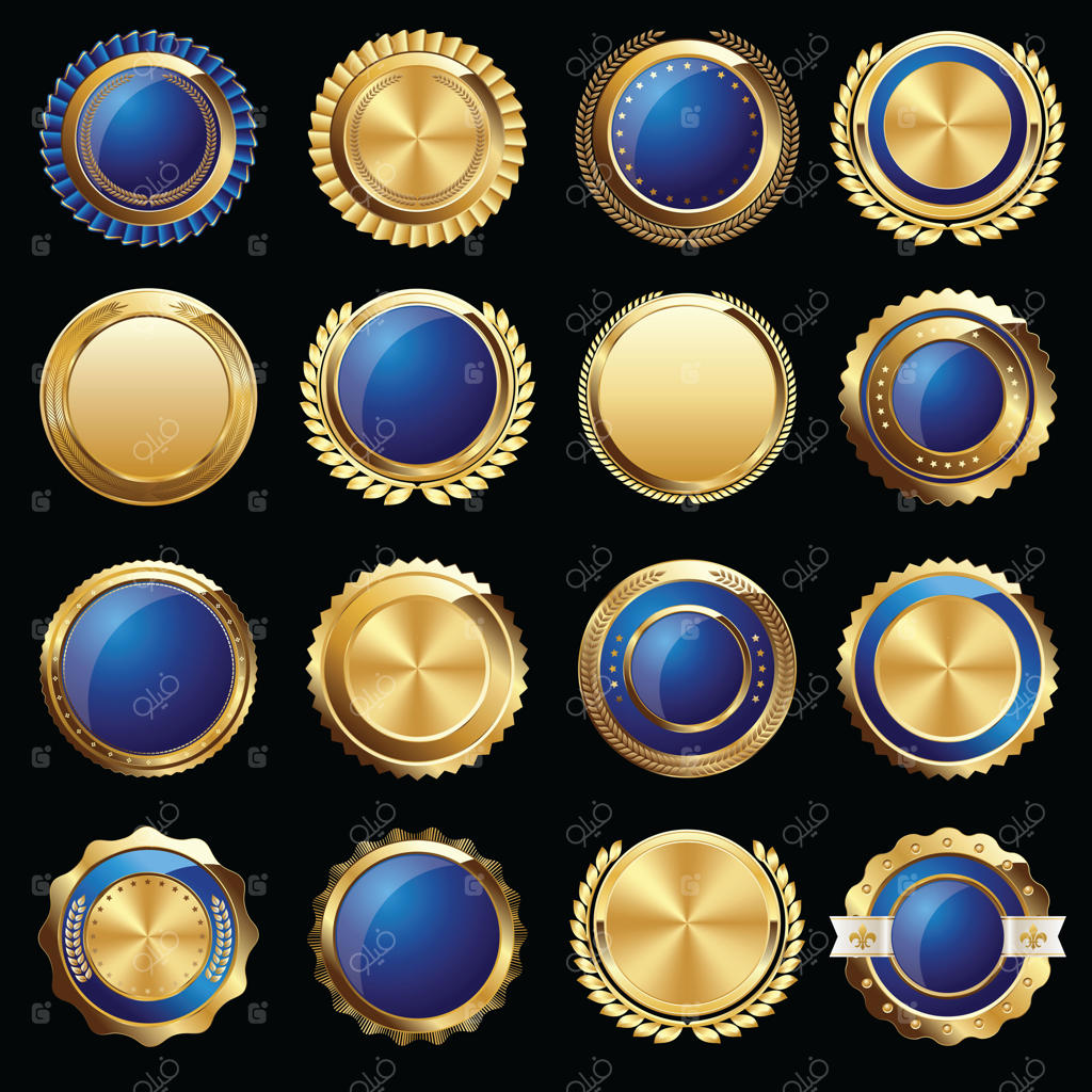 مجموعه مهرها و نشان‌های گواهی طلا