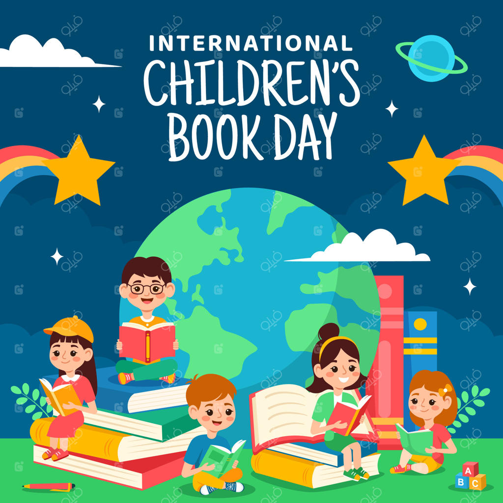 طرح های کارتونی دست‌ساز برای شبکه‌های اجتماعی به مناسبت روز کتاب کودک