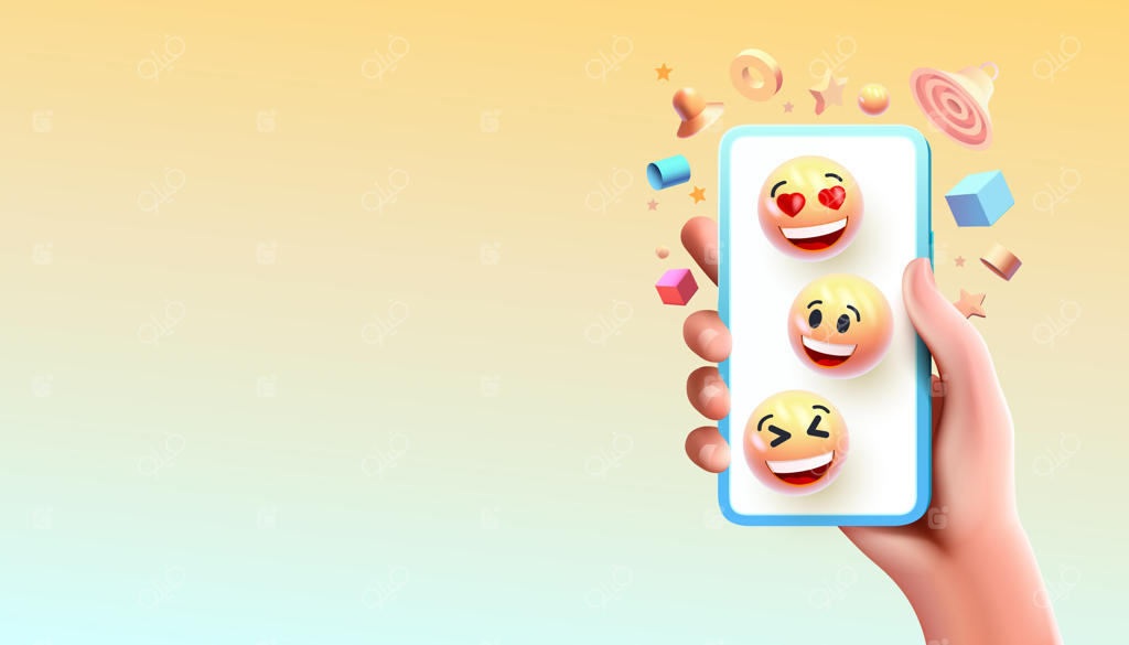 من شبکه‌های اجتماعی را برای ارتباط مردم با استفاده از گوشی هوشمند، صفحه نمایش و آیکون‌های ایموجی دوست دارم.