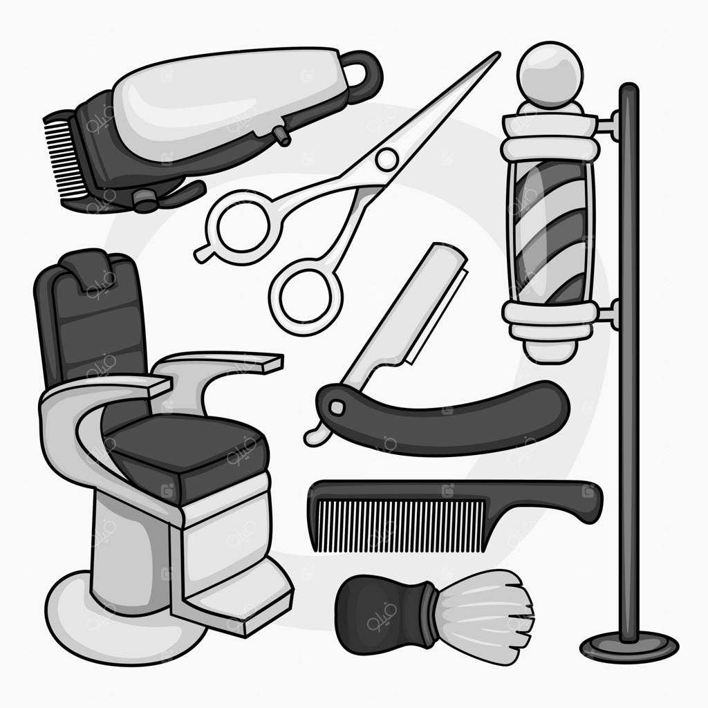 وکتور تجهیزات آرایشگاه