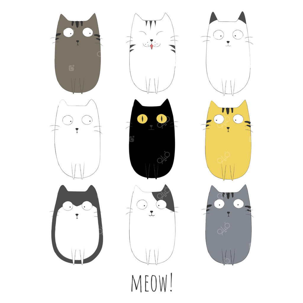 مجموعه گربه‌های بامزه