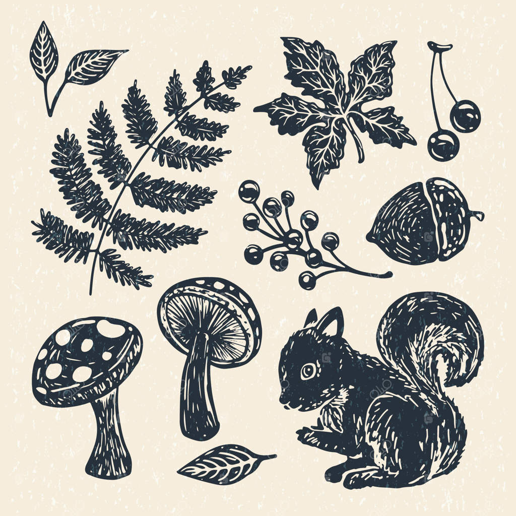 مجموعه‌ای از نمادهای اسرار آمیز و تاریک