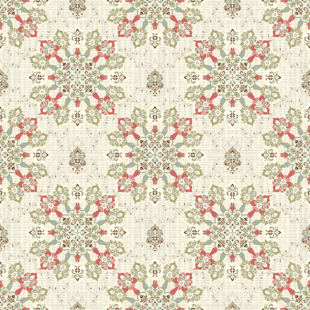 طراحی خیره‌کننده الگوهای گل برای دکوراسیون داخلی - نسخه حرفه‌ای وکتور