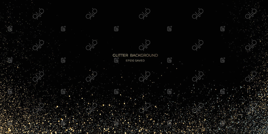 نور درخشان غبار طلا، پس‌زمینه‌ی براق