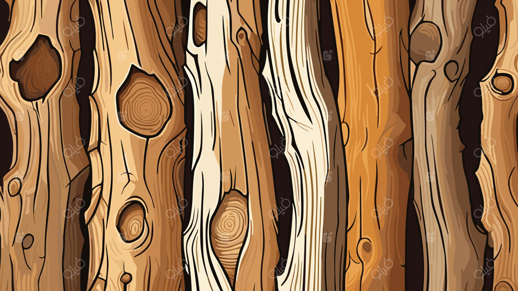 زمینه‌های یکپارچه بافت چوب تنه درخت - تصاویر با کیفیت بالا از بافت طبیعی چوب برای پروژه‌های واقع‌گرایانه شما