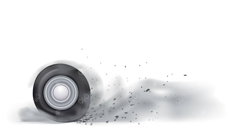 ترمز ناگهانی و چرخش چرخ‌ها