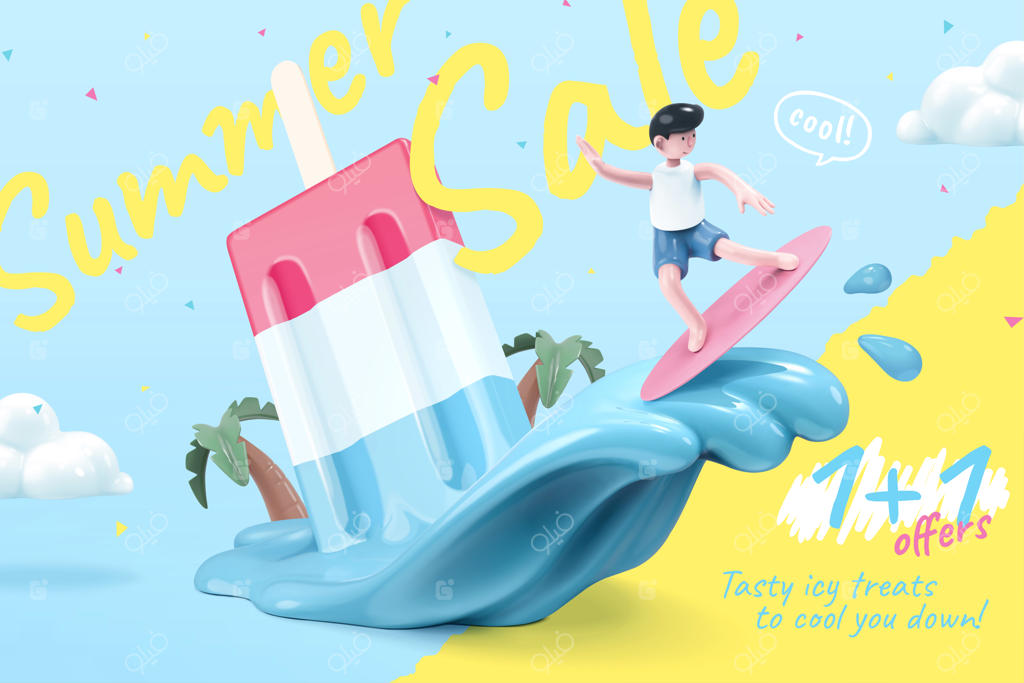 قالب فروش برای بستنی‌های یخی