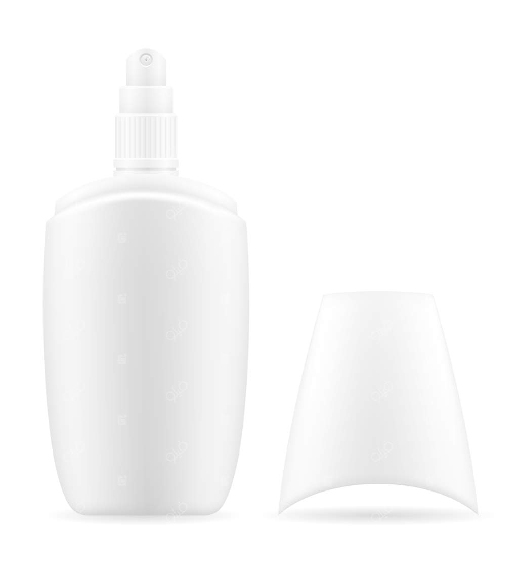 کرم لوسیون در بسته‌بندی پلاستیکی سفید