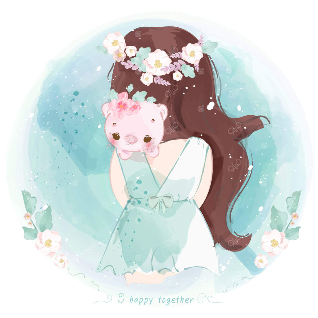 خطوط دستی رژه در نقاشی کودکان بامزه در حال بازی قاشق زنی در هالووین