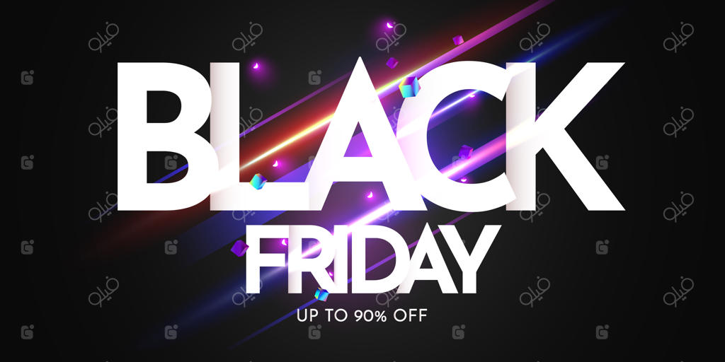 قالب بنر جمعه سیاه برای تبلیغات آنلاین، شبکه‌های اجتماعی و مد