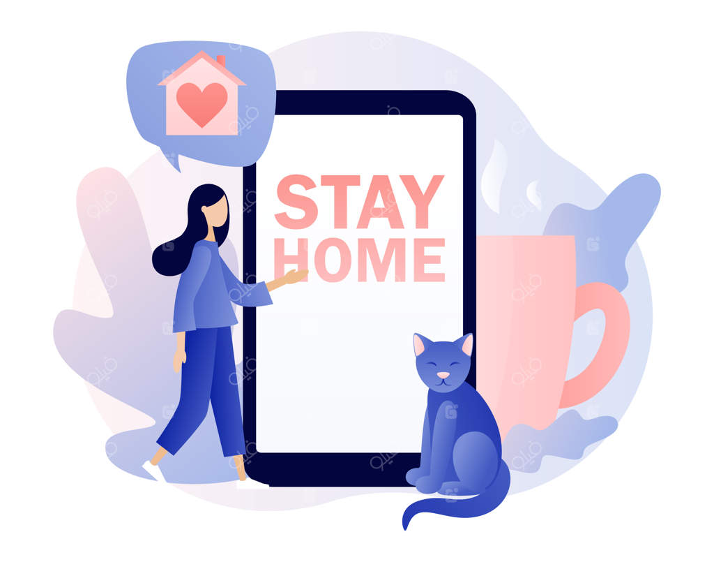 در خانه بمانید: قرنطینه و خودجدایی در دوران همه‌گیری جهانی ویروس